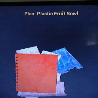 Plastic Fruit Bowl