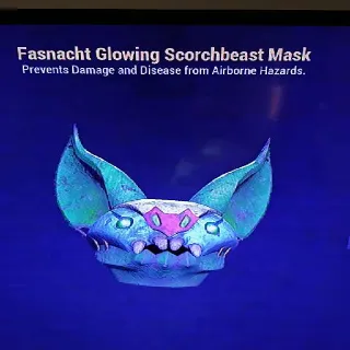 Fasnacht Glowing Scorchbeast Mask