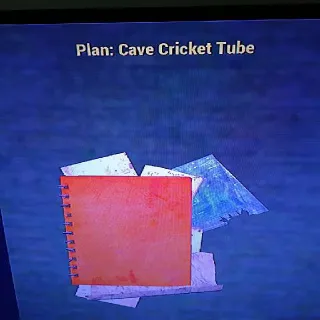 5 Cave Cricket Tube Plan