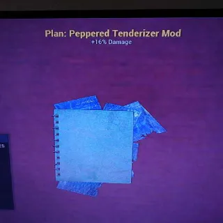 Peppered Tenderizer Mod