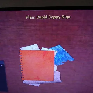 Cupid Cappy Sign