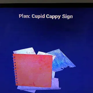 Cupid Cappy Sign