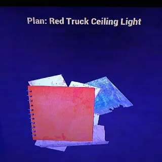 Red Truck Ceiling Light