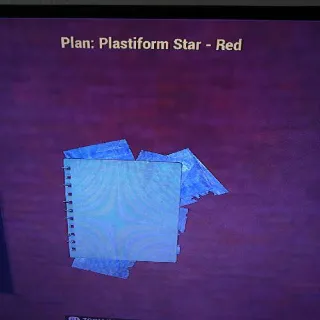 Plastiform Star Red