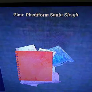 5 Plastiform Santa Sleig