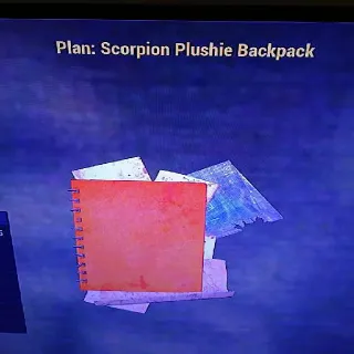 Scorpion Plushie Backpac