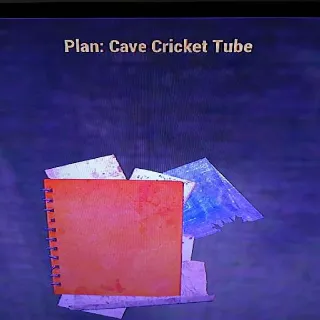 5 Cave Cricket Tube Plan