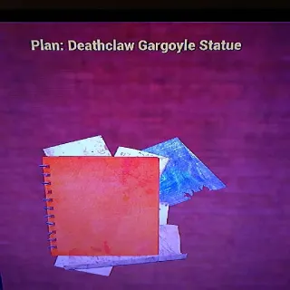 Deathclaw Gargoyle Statu