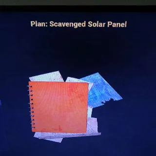 Scavenged Solar Panel