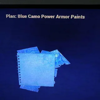 Blue Camo P A Paint