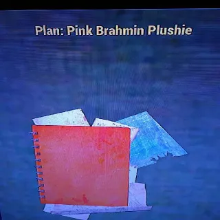 Pink Brahmin Plushie