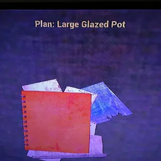 Large Glazed Pot