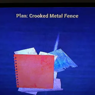 Crooked Metal Fence