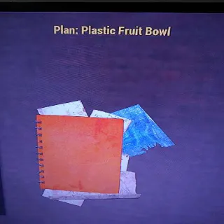 Plastic Fruit Bowl