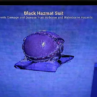 Black Hazmat Suit