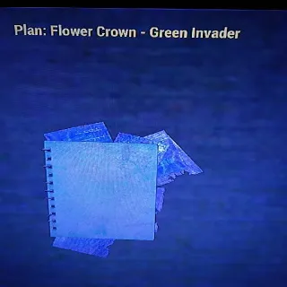 Flower Crown Green Invad