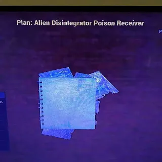 Alien Disintegrator Poison Receiver