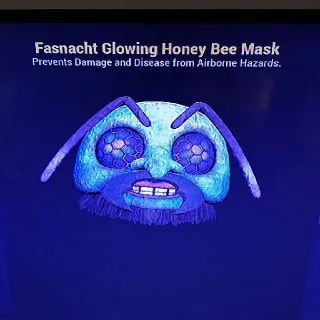 Fasnacht Glowing Honey Bee Mask