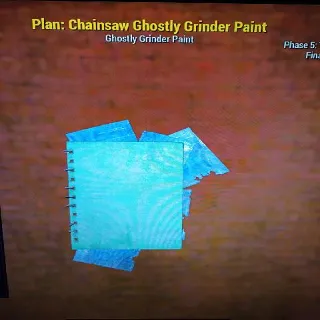 Chainsaw Ghostly Grinder Paint