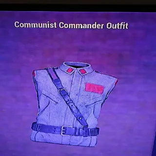 5 Communist Commander Outfit W Hat