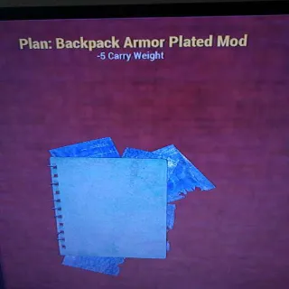 Armor Plated Backpack Mo