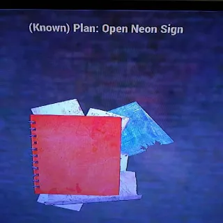 Open Neon Sign