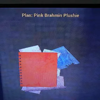 Pink Brahmin Plushie