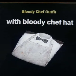 Bloody Chef Outfit W Hat