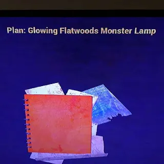 Glowing F Monster Lamp