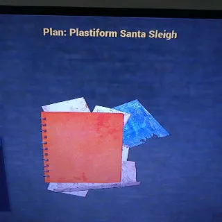 Plastiform Santa Sleigh