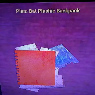 Bat Plushie Backpack