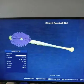 Yellow Bladed Baseball B