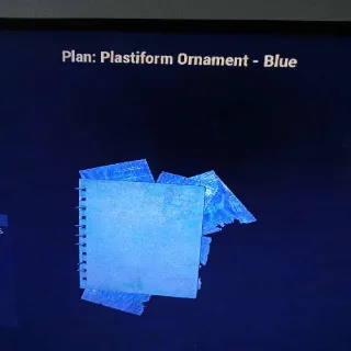 Plastiform Ornament Blue