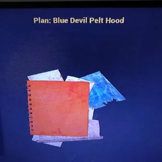 Blue Devil Pelt Hood