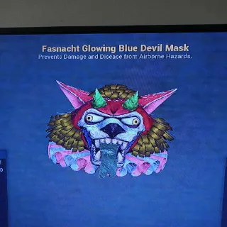 Fasnacht Glowing Blue De