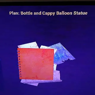 B And C Balloon Statue