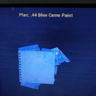 .44 Blue Camo Paint