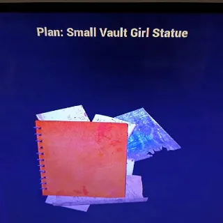Small Vault Girl Statue