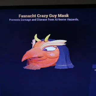 Fasnacht Crazy Guy Mask