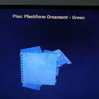 Plastiform Ornament Gree