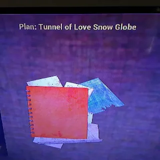 Tunnel Of Love Snow Glob