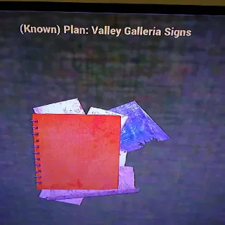 Valley Galleria Signs