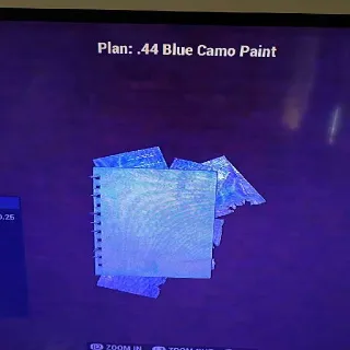 .44 Blue Camo Paint