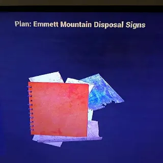 5 E M Disposal Signs Pla