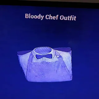 Bloody Chef Outfit W Hat