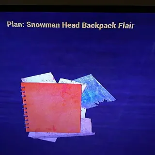 20 Snowman Head BP Flair