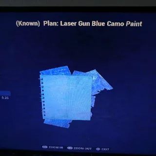 Laser Gun Blue Camo Pain