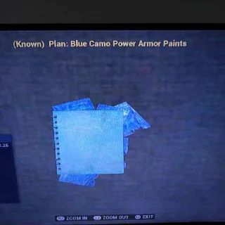 Blue Camo P A Paint