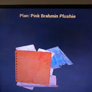 Pink Brahmin Plushie