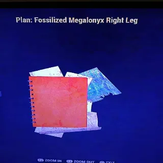 F Megalonyx Right Leg